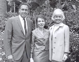 Me with my two bosses, Marty Melcher and Doris Day (1961-64)