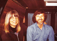 In Josie and David's van, headed to Gold Beach, OR (1978)