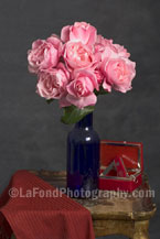 Pink Roses and Jewel Box